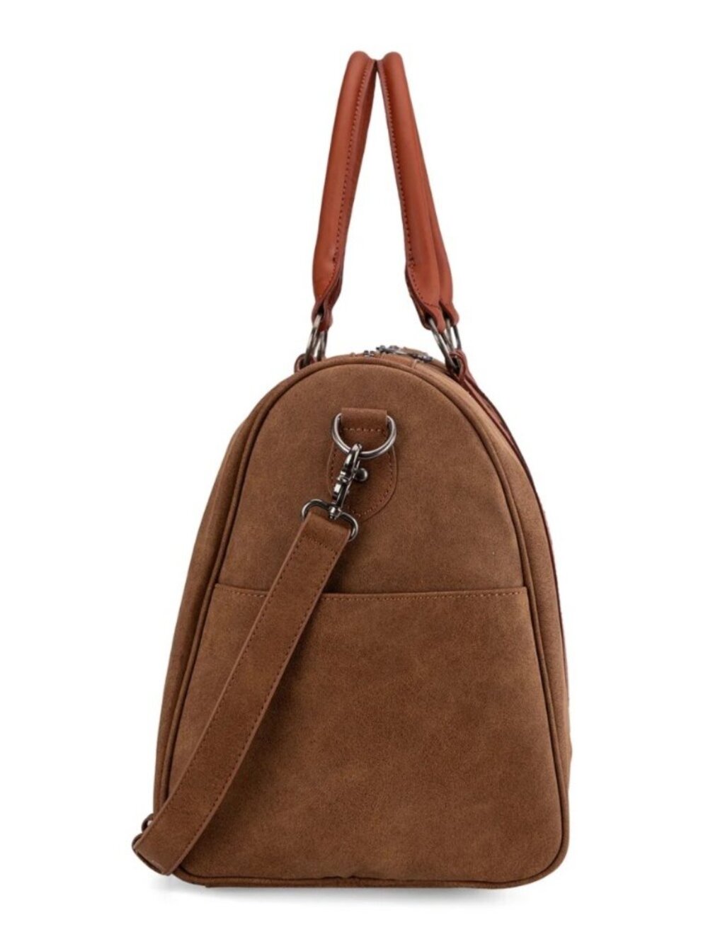 Trinity Ranch Floral Aztec Tooled Collection Weekender Bag Brown - Picture 5 of 8